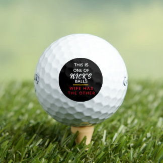 Funny Personalized Lost Ball Message Golf Balls