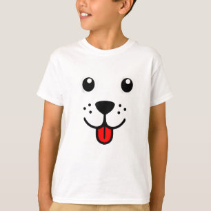 Funny Pet Animal Hund Welpe Happy Emoticon Gesicht T-Shirt