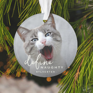 Funny Pet definieren naughty Christmas Ornament