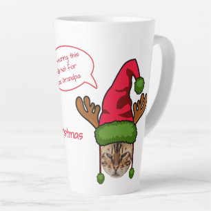 Funny Pet Foto für Weihnachten Weihnachten Milchtasse