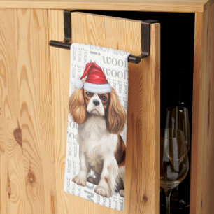 Funny Pet Lover Holiday Cavalier Spaniel Weihnacht Geschirrtuch