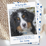 Funny Pet Sitter Custom Doppy Puppy Foto Vielen Da Karte<br><div class="desc">Vielen Dank Karten sind ein perfekter Weg, um Ihre Wertschätzung und Dankbarkeit an die Menschen, die für Ihre geliebten Haustiere. Egal ob Sie ein Haustiergeschäft haben, Haustier sind oder einfach gewollt sind, um einem Tierarzt, Hundetrainer, Hundesitter oder Haustierer Ihre Wertschätzung auszusprechen, diese Karten sind eine großartige Wahl. Die Karten sind...</div>