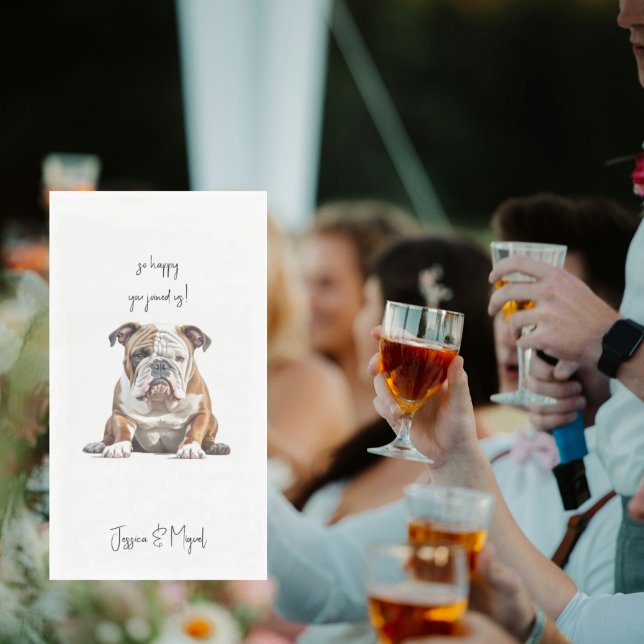 Funny Pet Wedding Serviette (Von Creator hochgeladen)