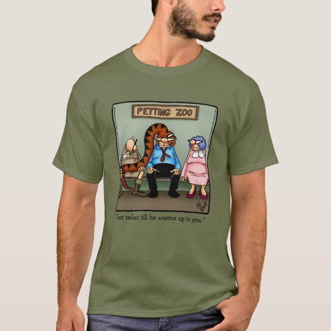 Funny Petting Zoo Spaß Tee Shirt (Vorderseite)