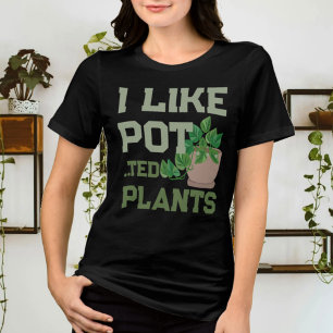 Funny Pflanze Lover I like Topted Pflanze Tri-Blend Shirt