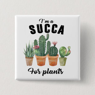 Funny Pflanze succulent potent cacti cactus Button