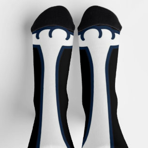 Funny Pfote Kätzchen Bein Feet Socks Knee Tier Socken