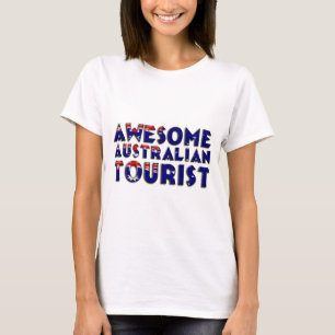 Funny Phantastisch australische Flag Typografie T-Shirt