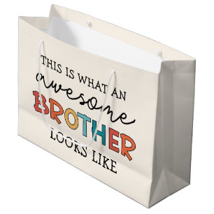 Funny Phantastisch Brother Geschenk für den best Große Geschenktüte