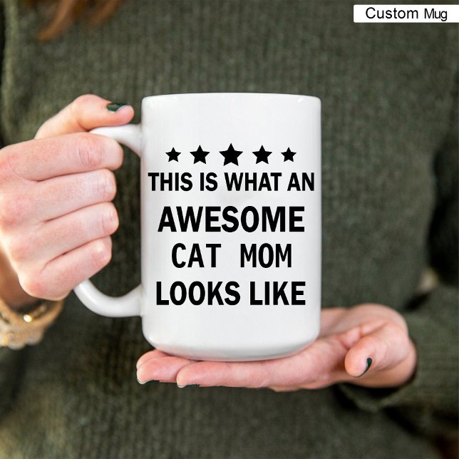 Funny Phantastisch Cat Mama / Cat Lover Trendy Cof Tasse (Funny Awesome Cat Mom / Cat Lover Trendy Coffee Mug)