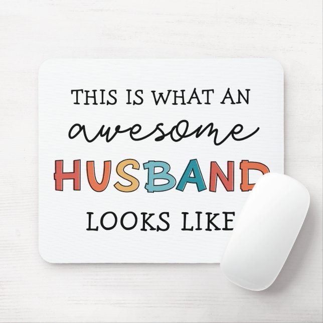 Funny Phantastisch Husband Gips | Bester Husband j Mousepad (Mit Mouse)