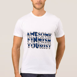 Funny Phantastischen finnischen Tourismus Flag Typ T-Shirt