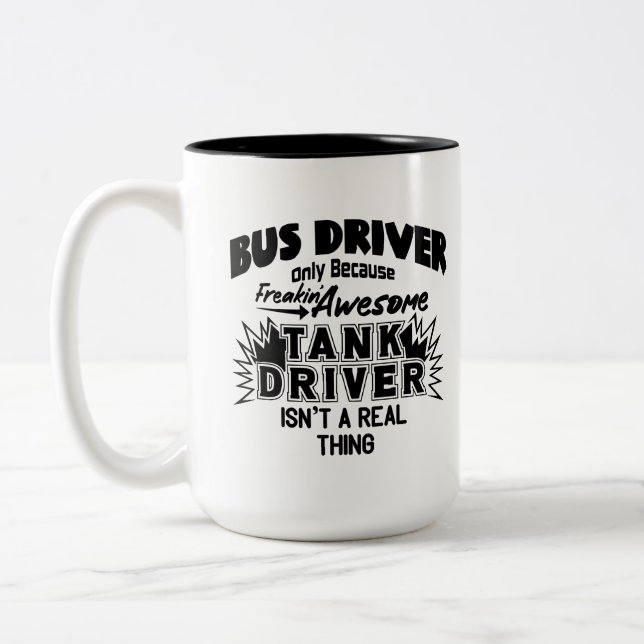 Funny Phantastischer Busfahrer Kaffee Tasse (Links)