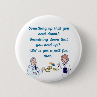 Funny Pharmacist Button