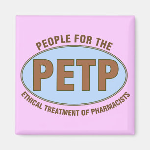 Funny Pharmacist ein einzigartiges Design für "PET Magnet