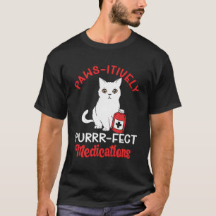 Funny Pharmacist Katze Lady Pharmacy Technician Ki T-Shirt