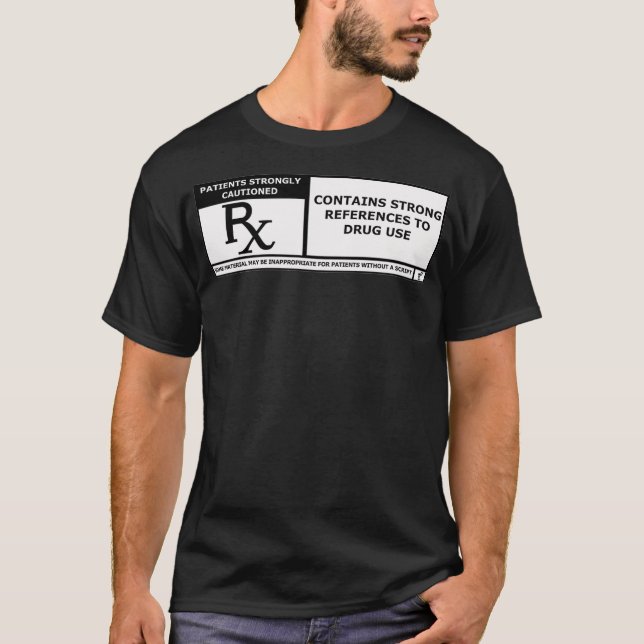 Funny Pharmacy Rated R T-Shirt (Vorderseite)