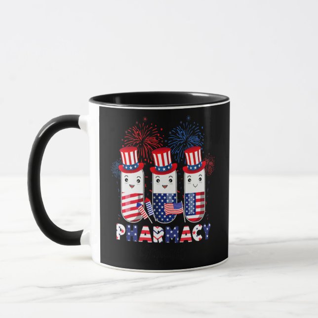 Funny Pharmacy Squad Uncle Sam Pills Happy Tasse (Links)