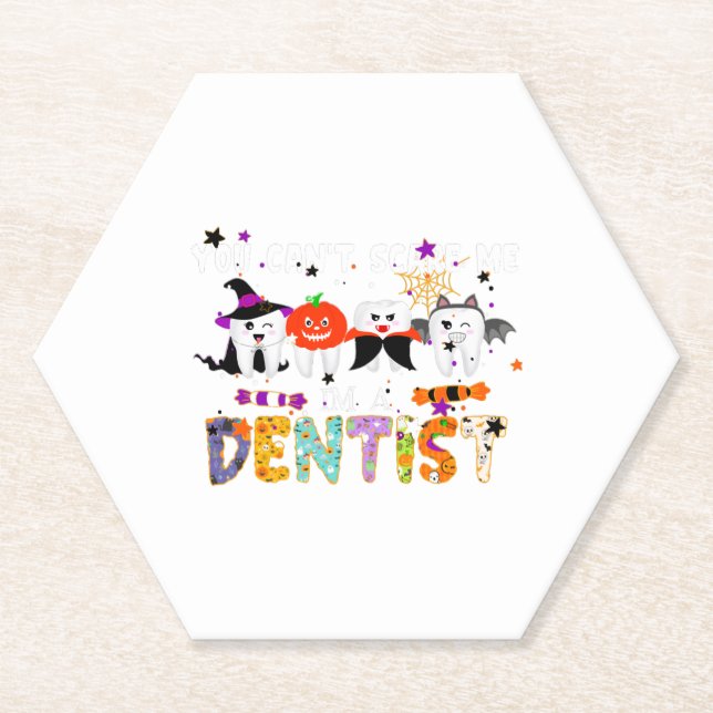 Funny Pharmacy Technician Apotheker Halloween Poli Untersetzer (Vorderseite)