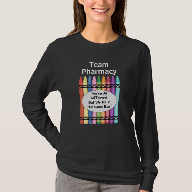 Funny Pharmacy Technician T - Shirt Team für Fraue (Vorderseite)