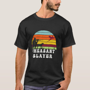 Funny Pheasant Jagd Fasant Slayer Abschlag für Män T-Shirt