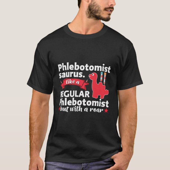Funny Phlebotomist Phlebotomy Tech Rn Nurse Labrad T-Shirt (Vorderseite)