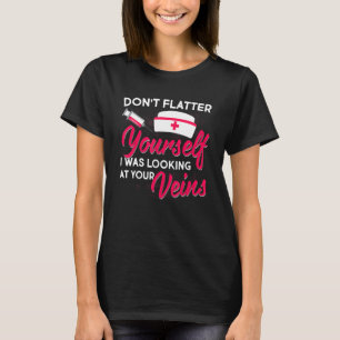 Funny Phlebotomy Nurse Phlebotomist Rn Techniker T-Shirt
