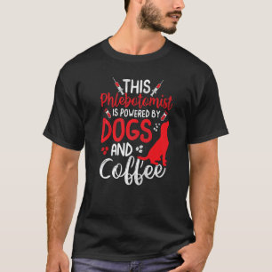 Funny Phlebotomy Phlebotomist Nurse Funny Dog Lieb T-Shirt