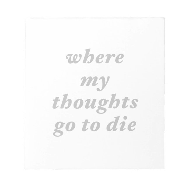 Funny Phrase Notizblock (Vorderseite)