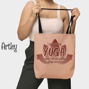 Funny Phrase Pink Lotus Blume Yoga