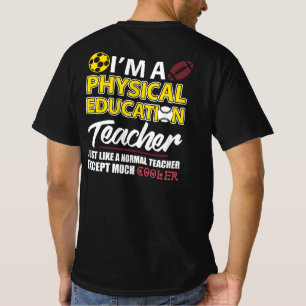 Funny Physical Bildung PE Lehrer Bewertung D T-Shirt