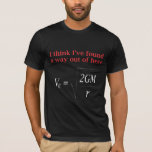 Funny Physical Joke Escape Velocity Gravity Scienc T-Shirt<br><div class="desc">Funny Physics Spaß entgeht Velocity Gravity Science.</div>