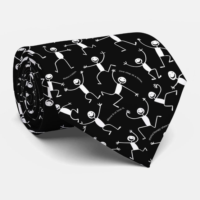 Funny Physical Therapy Custom PT Krawatte (Gerollt)