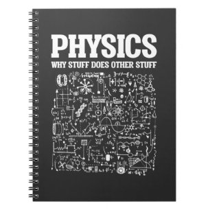 Funny Physicists Lehrer Physik Notizblock