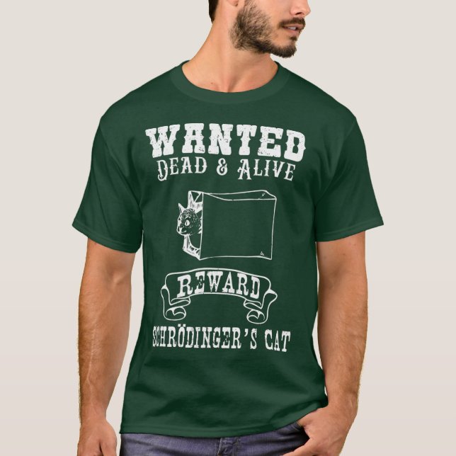 Funny Physics Quantum Mechanics Science Joke T-Shirt (Vorderseite)