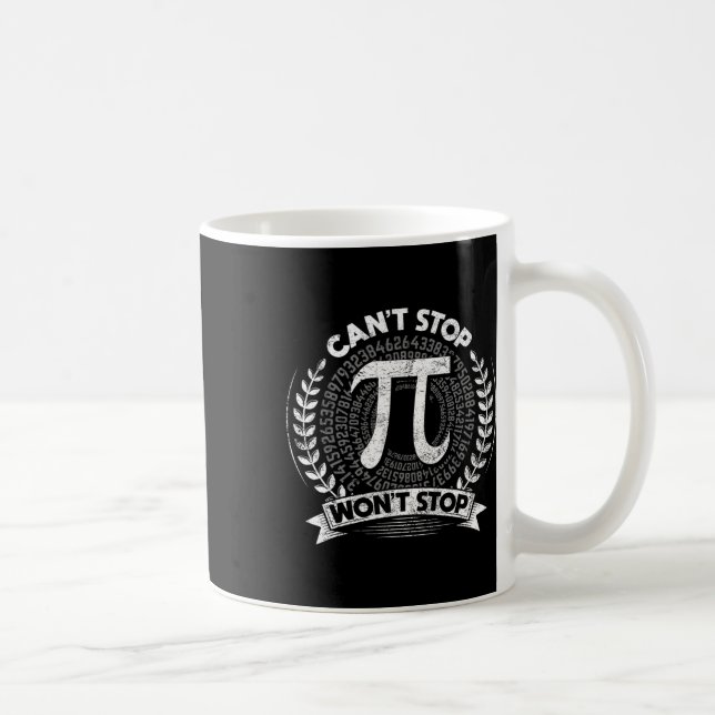 Funny Pi Day Math Geek Science Celebrate Pi Day Kaffeetasse (Rechts)