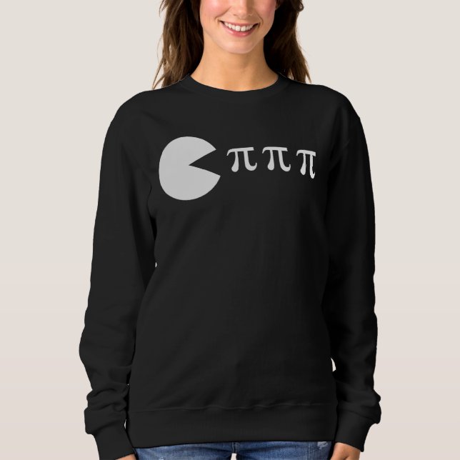 Funny Pi Day Math Science Ate Pi Symbol Sweatshirt (Vorderseite)