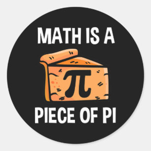 Funny Pi Day Shirts 5 Runder Aufkleber