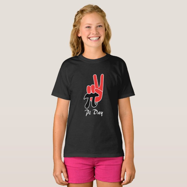 Funny Pi Symbol 3.14 Math Lover Kids Girls T - Shi T-Shirt (Vorne ganz)