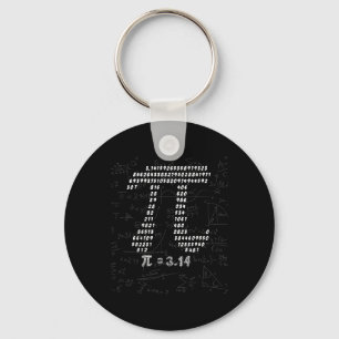 Funny Pi Symbol Design für März 14. Pi Tag 3.14 Schlüsselanhänger