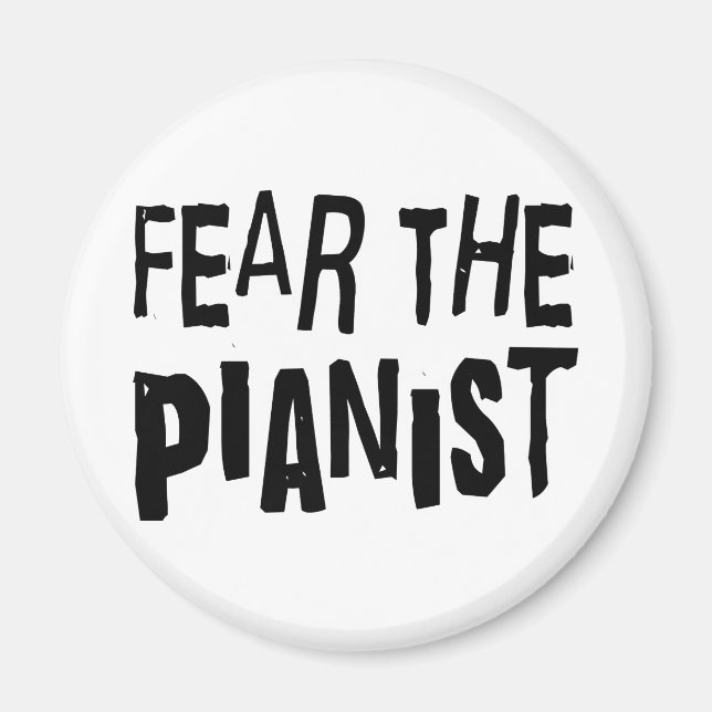 Funny Pianist Magnet (Vorne)