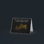 Funny Piano Joke Birthday Card Karte<br><div class="desc">Liebe du nicht nur albernen Spaß? Dies ist die ideale Karte für jeden, der Klavier oder Keyboard-Player ist. Sie werden ein Gigle und eine einzigartige Karte haben, da Sie sie mit ihrem Namen anpassen können.</div>