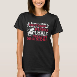 Funny Piano Musik Neues Geschenk für Männer Keybo T-Shirt
