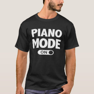 Funny Piano Player Music Lover Geschenk T-Shirt