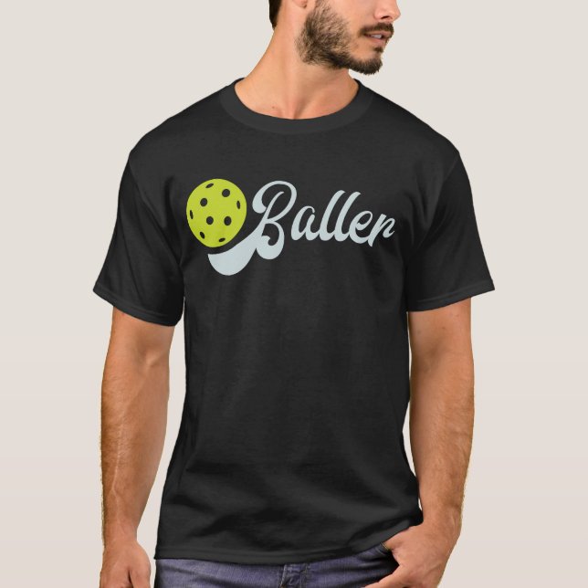 Funny Pickle Baller Team T-Shirt (Vorderseite)