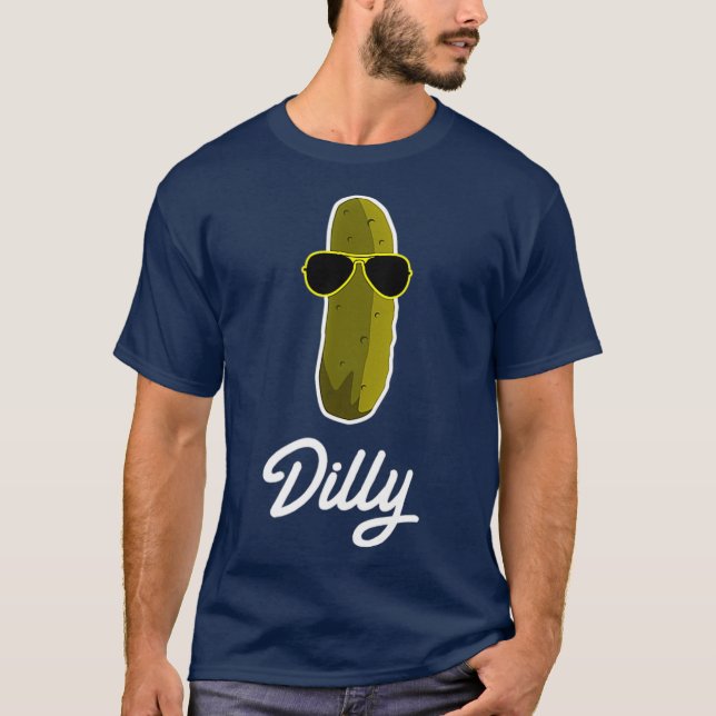 Funny Pickle Dilly Food Gift T-Shirt (Vorderseite)
