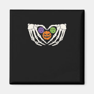 Funny Pickle Halloween Skeleton Hände Herz Pumpki Magnet