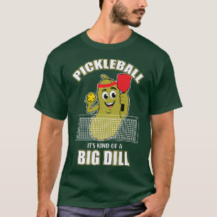 Funny Pickle Humor Pickleball Tournament Player Ve T-Shirt