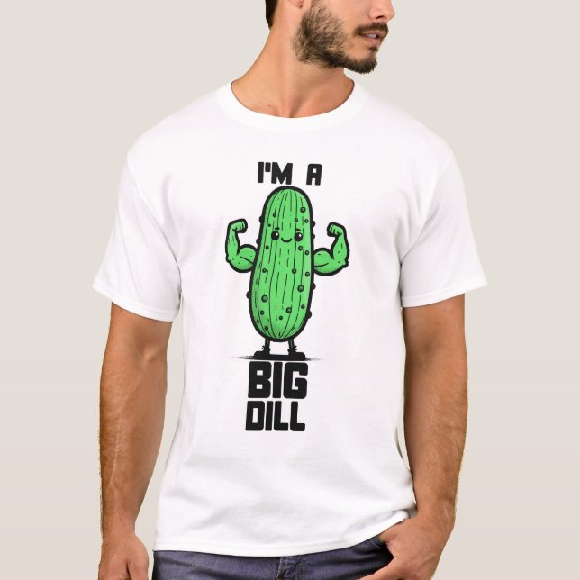 Funny Pickle Ich bin ein großer Teufel T-Shirt (Vorderseite)