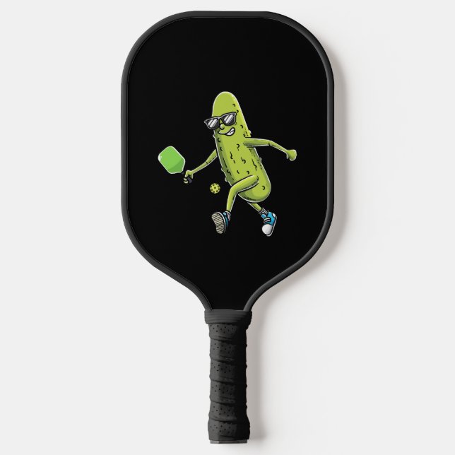 Funny Pickle Lovers Dill Pickleball Player Schläger (Vorderseite)